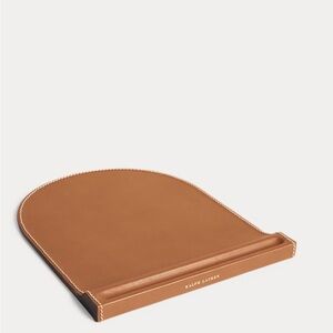 Ralph Lauren Tan Leather Mouse Pad